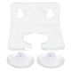 thumbnail image 1 of Portable Acrylic Bathtub Wine Glass Holder With Suction Cups, 1 of 5