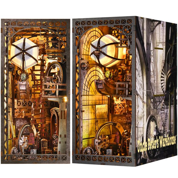 Kit Book Nook Kit ETKVR para adultos, modelo Bookknook, bricolaje