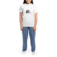 thumbnail image 4 of CafePress - Stegosaurus Pajamas - Women's Short Sleeve Print T-Shirt and Pants Light Cotton Pajama Set, 4 of 7