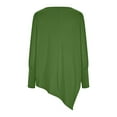 thumbnail image 3 of Birdeem Blouse Mode Décontractée Col Rond Manches Longues Confortable Couleur Unie pour Femmes, 3 of 7
