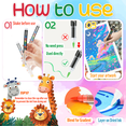 thumbnail image 3 of COORIART 72 Colors Acrylic Paint Markers, Soft Brush Tip Pens, Automatic Ink Control No Bleed Markers Set for Wood, Stone, Canvas, Glass, Fabric, Egg, Rock Painting and DIY, 3 of 6