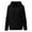 Black, variant on Women Casual Hoodie V Neck Sweatshirt Women Plus Size Style Recognized Logo Of Cancer Prevention and Control Campaign Hooded Drawstring Pocket Jacket Sweatshirt L