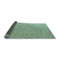 thumbnail image 2 of Ahgly Company Indoor Square Solid Light Blue Modern Area Rugs, 7' Square, 2 of 4