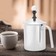 thumbnail image 2 of Jarra de espuma de café con espuma de leche para capuchino, crema de leche de acero inoxidable para el hogar, 800ml, 2 of 8