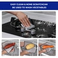 thumbnail image 6 of 50 Pcs New Upgrade Metal Dish Cloth,3-Layer Steel Wire Cleaning Cloth,No Scratches and No Odor, Multipurpose Steel  Wire Cleaning Cloth,Metal Dish Cloth for Dishes, Sinks & Stove Tops(7.87x7.87), 6 of 7