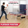 thumbnail image 4 of MD Sports Indoor Table Tennis Table, Ping Pong Table, 15mm, Navy Blue, 4 of 9