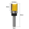 thumbnail image 2 of Broca de enrutador métrica recta para carpintería, vástago de 8 mm, diámetro de de ", n. degree 4, de pulgada, 50 pulgada 20mm Soledad Broca de fresadora recta, 2 of 7