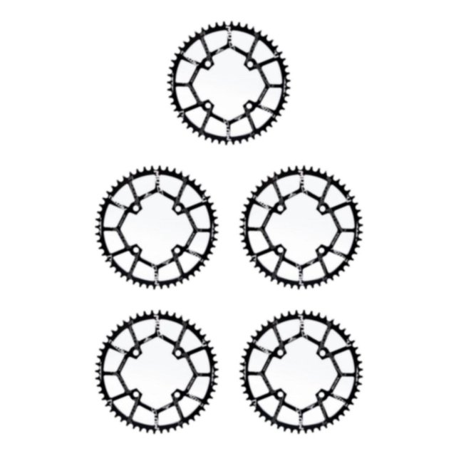 VONKY 1/2/3/5 Vélo 104BCD Roue à Chaîne Ronde Pièces d'Anneau Noir 52T 5PCS