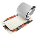 thumbnail image 2 of Square 2Pack PU Leather Flower Deer Cruise Luggage Tag with Privacy Cover and Name ID Tag for Travel Handbags Backpacks Luggage Tags, 2 of 6