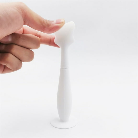 xiziHUAN9C Baby Diaper Cream Spatula Applicator Soft Silicone Baby Paste Spatula,White