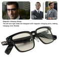 thumbnail image 3 of Lunettes Intelligentes, Lunettes Audio Étanches IPX4 Bluetooth5.3 avec Blocage de Lumière Bleue et Double Haut-Parleurs, Lunettes Électriques à Commande Tactile pour Réunions, Conduite, Jeux, 3 of 7