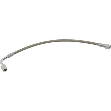 Stainless 12 Inch Brake Line with 90 Degree AN 4 End