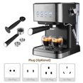 thumbnail image 5 of M Buder 15 Bar Espresso Machine 1050W, Professional Coffee Maker with Milk Frother Steam Wand for Cappuccino and Latte, 1.5L / 50.7oz Large Water Tank, High Pressure Extraction System, Black, 5 of 5