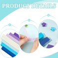 thumbnail image 3 of 1080 Sheets Star Origami Paper 7 Colors Luminous Lucky Star Origami Paper Double Sided Decoration Origami Paper Strip Folding Paper Star Strips for DIY Handcrafts Arts School Teaching Color 2, 3 of 7