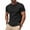 Black, variant on ITSAME Men's Short Sleeve Tee, Classic Fit Crew Neck Solid Color Summer Causal T-Shirt Khaki S