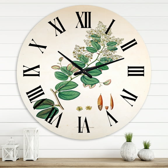 Designart 1 in Quartz Traditional Wall Clock