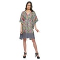 thumbnail image 3 of Moomaya Robe Courte de Caftan de Plage, Robe de Couverture Imprimée, Kaftan pour Femmes, Tenue de Plage, Couverture, 3 of 4