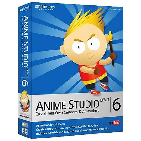 Anime Studio Debut 6 [Old Version] [CD-ROM] Windows Vista / Windows XP / Mac OS X