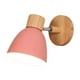 thumbnail image 2 of Aplique LED, lámpara decorativa de fondo, personalizable, moderna, para dormitorio, sala de estar, ajustable, de metal, base de madera, luz cálida, para oficina, 2 niveles,Wsvlmg, 2 of 8