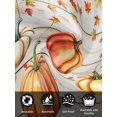 thumbnail image 7 of Weeping Pumpkin Fall Cloth Napkins Set of 8 Reusable Dinner Napkins, Thanksgiving Maple Leaves Wood Cocktail Napkin Washable Table Napkins for Wedding/Holiday Party/Baby Shower 20"x20", 7 of 7