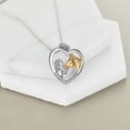 thumbnail image 3 of Girl And Horse Necklace Compatible Girls Sterling Silver Horse Jewellery Gifts Compatible Women, 3 of 5