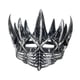 thumbnail image 2 of Corona Tiaras góticas Corona de tiara de Halloween para fiesta de disfraces Fiesta de graduación Mujeres Plata Yuyangstore Corona gótica, 2 of 8