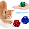 thumbnail image 4 of PBPBOX Cat Crinkle Balls for Indoor Cats 5 X Crinkle Ball Plastic Set, 4 of 5