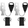 thumbnail image 1 of Cerradura de puerta portátil YONGSHENG 2 piezas negra para viaje, 1 of 5