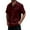Red, variant on Mens T-shirts Men Fashion Casual Top Shirt Comfortable Solid Color Button Shirt Top Short Sleeve Mens Short Sleeved Athletic Tops Tech T Long Turtleneck Men Long Sleeve Guard Swim Brown 2XL