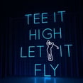 thumbnail image 2 of Handmadetneonsign Tee It High Let It Fly Neon Sign, Golf Wall Art Decor, Golfing Wall Decor, 2 of 4