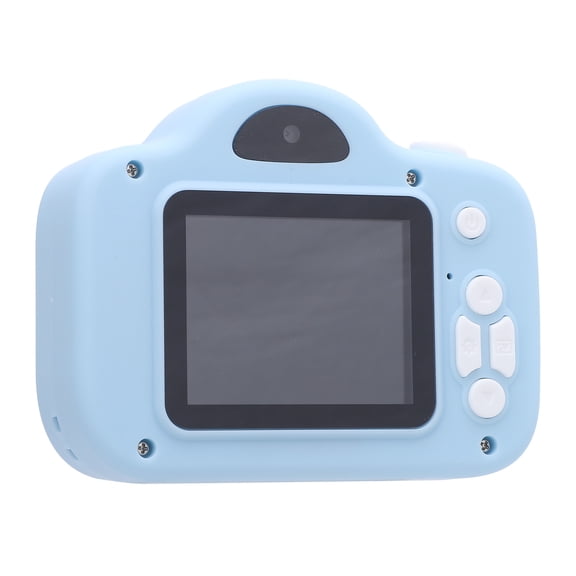 M Buder Kids Camera 1080P HD Dual Lens 2 Inch LCD Screen Anti Shaking Support 32GB Memory Card Compact Digital Video Recorder For Children Blue, Portable Mini Size 5.5 inches / 14 cm