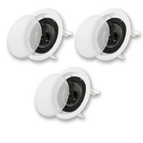 Acoustic Audio CS-IC83 In Ceiling Wall 8" Home Theater 3 Speaker Set 3 Way Flush Mount
