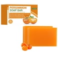thumbnail image 2 of Persimmon Soap and Persimmon Shower Gel Set , Natural Deodorant Soap for Old People Smell, Remove Body Odor Shower Gel, Persimmon Bath Soap for Women & Men, 2 of 7