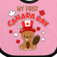 thumbnail image 4 of Inktastic My First Canada Day Boys or Girls Baby Bib, 4 of 4