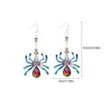thumbnail image 5 of Gothic Spider Dangle Earrings for Women - Vintage Punk Halloween Jewelry with Colorful Crystals, -Cute Drop Earrings for Goth, Emo & Alternative Fashion, 5 of 5