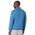 thumbnail image 2 of Hanes EcoSmart Men’s Fleece Quarter-Zip Pullover Denim Blue L, 2 of 6