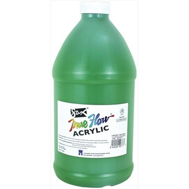 Sax True Flow NonToxic Waterproof Medium Body Acrylic Paint 0. 5 Gal.