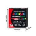 thumbnail image 2 of Painting Supplies Stellaya Acrylic Markers for Coloring Books – Liquid Acrylic Paint Markers Set for Adult Coloring and Craft Projects 2ML Tip Smooth Durable Finish, 2 of 2