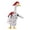 Style D, variant on GNOIX Back to School Porch Goose Outfits, 23"/ 17'' Cement Goose Teacher Outfit Lawn Garden Yard School Classroom Decor