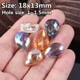 thumbnail image 7 of U8MO 5pcs 18x13mm 24x17mm Flat Teardrop Faceted Crystal Glass Loose Beads DIY Jewelry-18x13mm-Random Mixed, 7 of 7