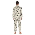 thumbnail image 7 of joogoo Retro Butterfly Grapes Unisex Adults Onesies Pajamas Jumpsuits XL, 7 of 7