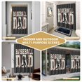 thumbnail image 5 of Black Father's Day Shower Curtain - Water Repellent Fabric Shower Curtains Washable, Farmhouse Striped Vintage Art Decorative Polyester Cloth Bathroom Curtains Modern Bath Decor 36"x72", 5 of 8