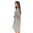 thumbnail image 2 of Just Love Short Sleeve Nightgown Sleep Dress for Women (Grey - Tie Dye Blue Swirl, Medium), 2 of 2