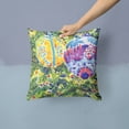 thumbnail image 2 of Carolines Treasures 6120PW1414 Christmas Tree Yellow and Purple Ornaments Fabric Decorative Pillow  14Hx14W multicolor, 2 of 4