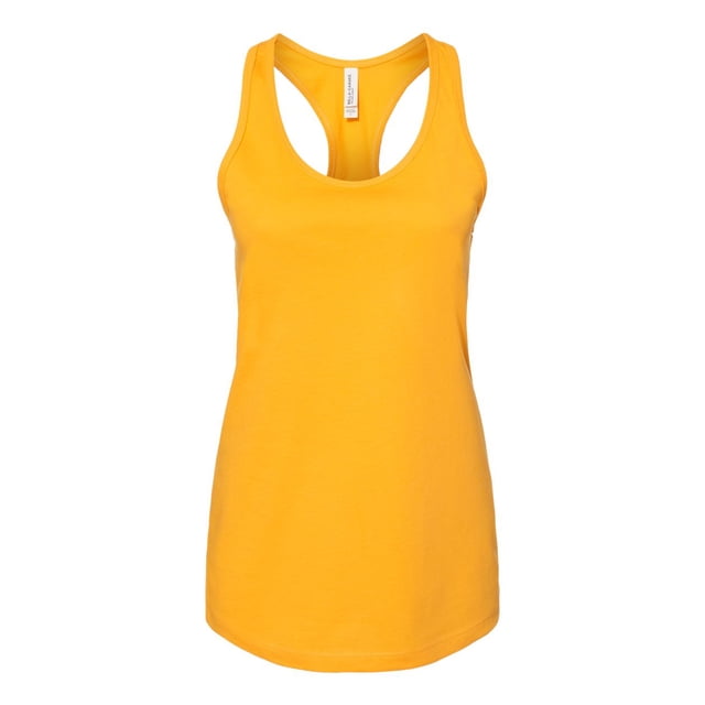 Bella Canvas 6008 Women`s Jersey Racerback Tank, XL, Gold