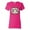 Fuschia, variant on Baseball Mom Jaguar Print Sports Womens Graphic T-Shirt, Charcoal, Small
