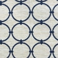 thumbnail image 3 of Plutus 16" x 16" Object Lens Luxury Throw Pillow in Blue and Beige, 3 of 3