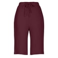 thumbnail image 4 of Shorts for Women Pull On Lounge Shorts Casual Hiking Clubbing Festival Casual Summer Shorts For Everyday Wear Solid Color Five Point Design For Comfort And Style, 4 of 6