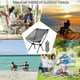 thumbnail image 3 of Silla de pesca portátil Espesar Asiento de tela Oxford para barbacoa Viajes Pesca Senderismo JShteea El nuevo, 3 of 6