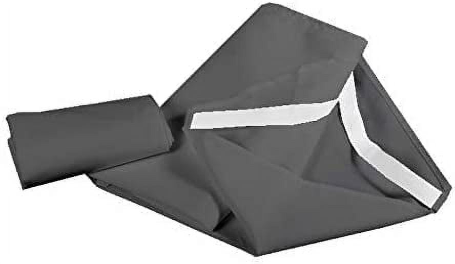 Easy Bedding 100% Microfiber Preschool/Daycare Cot Sheets,Toddler Fitted with 4 Elastic Corners Loops - Pack of 6 - Dark Gray Solid (23" W X 47" L)